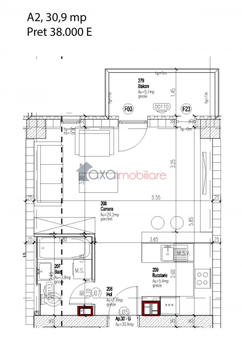 Apartament 1 camere de vanzare in Cluj-Napoca, cartier Zorilor