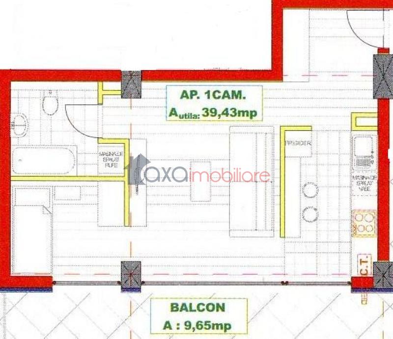 Apartament 1 camere de vanzare in Cluj-Napoca, cartier Zorilor